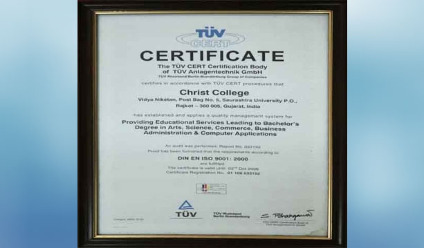 T.U.V. Certification Rheinland / Berlin