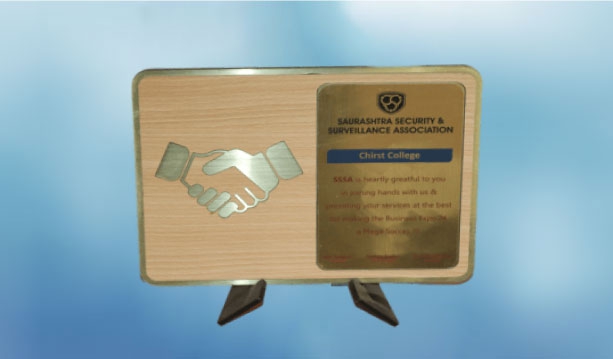 Award from Saurashtra Security & Surveillance Association